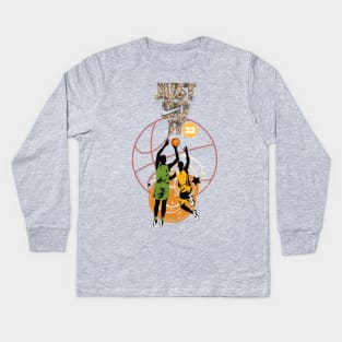 basket-ball court Kids Long Sleeve T-Shirt